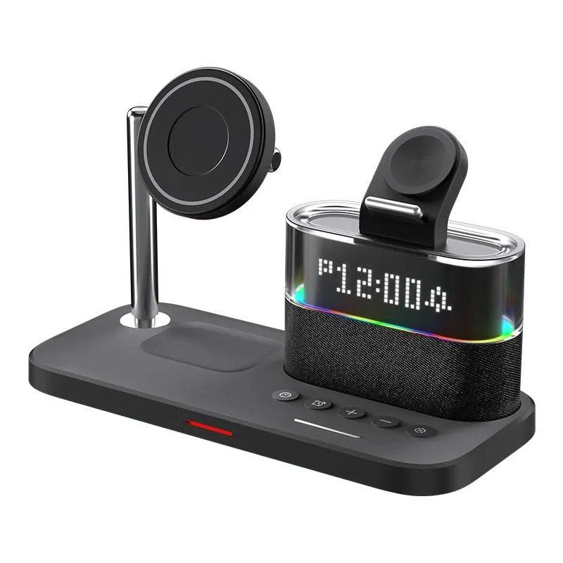 15W Wireless Charger Clock Lamp Multifunctional