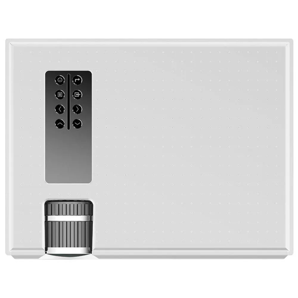 1800 Lumens HD WiFi Smart Projector | HDMI / USB / VGA / AV | White