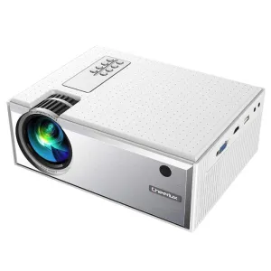 1800 Lumens HD WiFi Smart Projector | HDMI / USB / VGA / AV | White