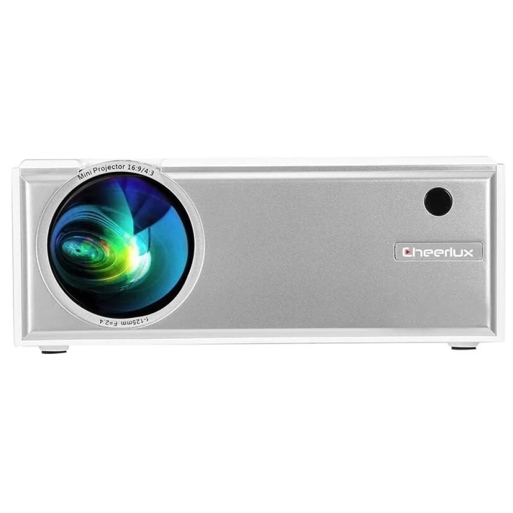 1800 Lumens HD WiFi Smart Projector | HDMI / USB / VGA / AV | White