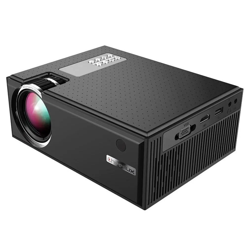 1800 Lumens HD WiFi Smart Projector | HDMI / USB / VGA / AV | White