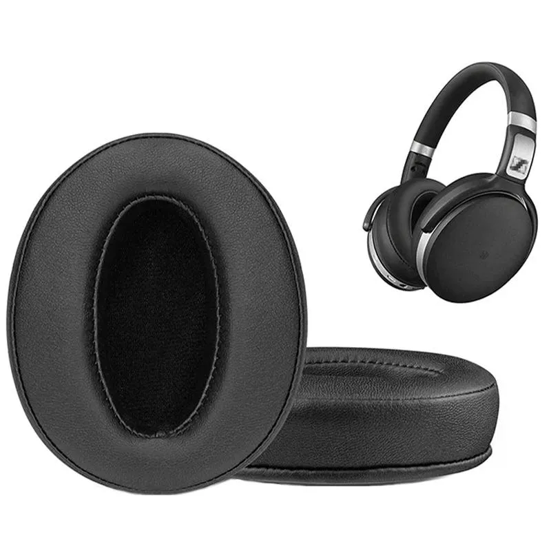 2-pack Replacement Sponge Earmuffs for Sennheiser Hd4.50btnc Wireless Headset - Black Mesh