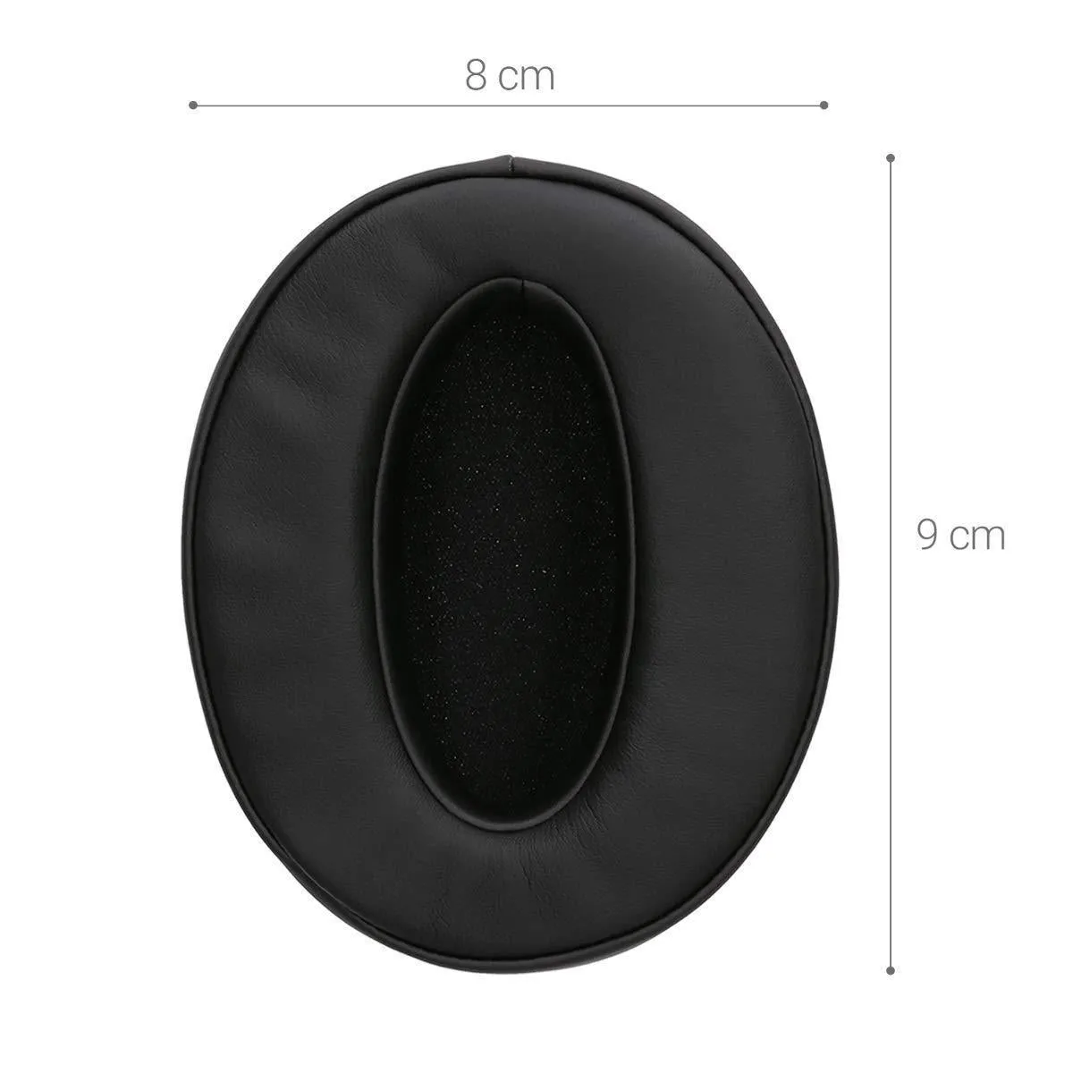2-pack Replacement Sponge Earmuffs for Sennheiser Hd4.50btnc Wireless Headset - Black Mesh