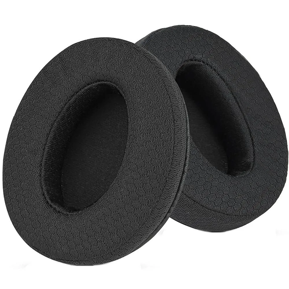 2-pack Replacement Sponge Earmuffs for Sennheiser Hd4.50btnc Wireless Headset - Black Mesh