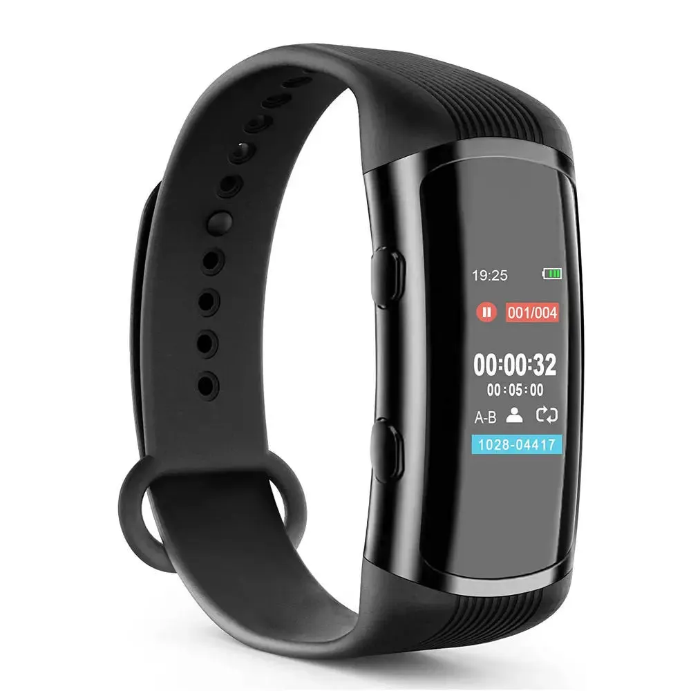 32g 64g 128gb Digital Mp3 Voice Recorder Wrist Watch for Business