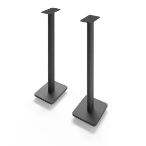 32" Tall Bookshelf Speaker Floor Stands - Pair | Black