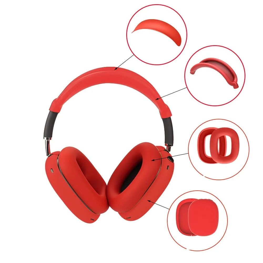 4-in-1 Silicone Cover Kit for Airpods Max Headphones