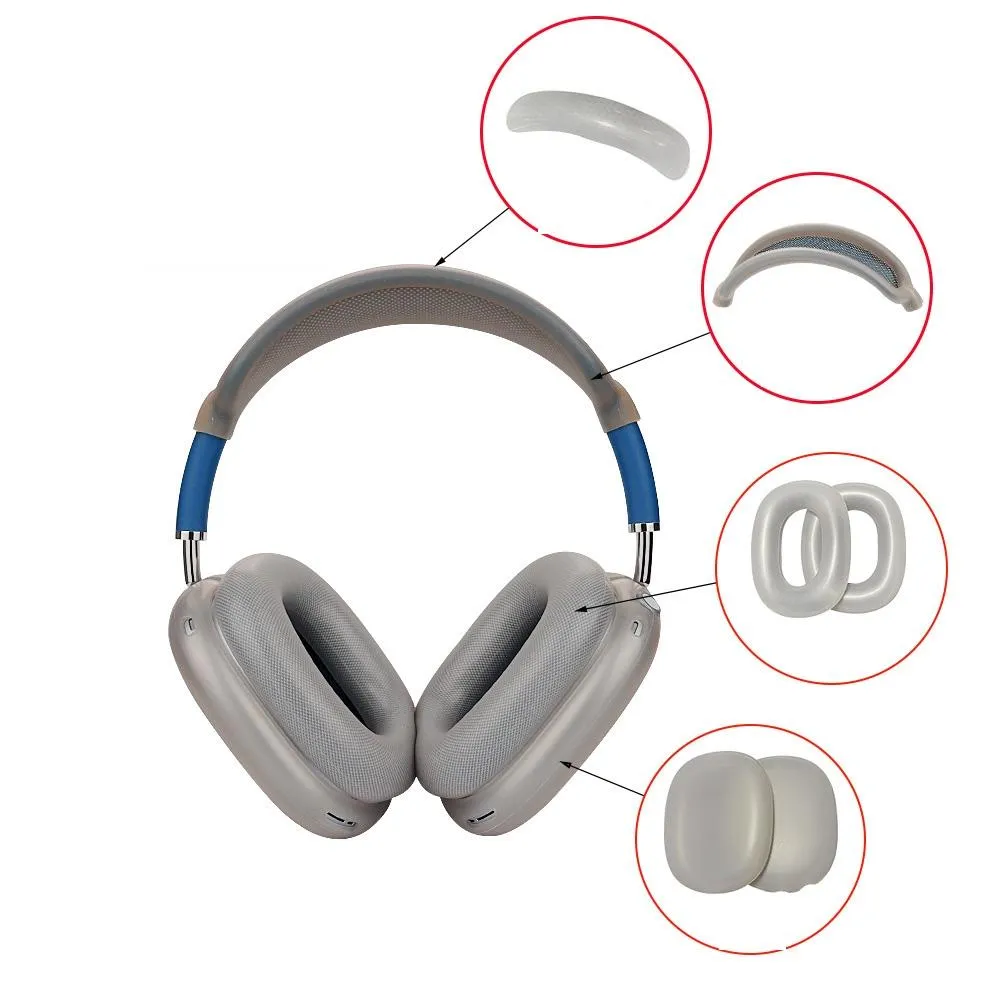 4-in-1 Silicone Cover Kit for Airpods Max Headphones