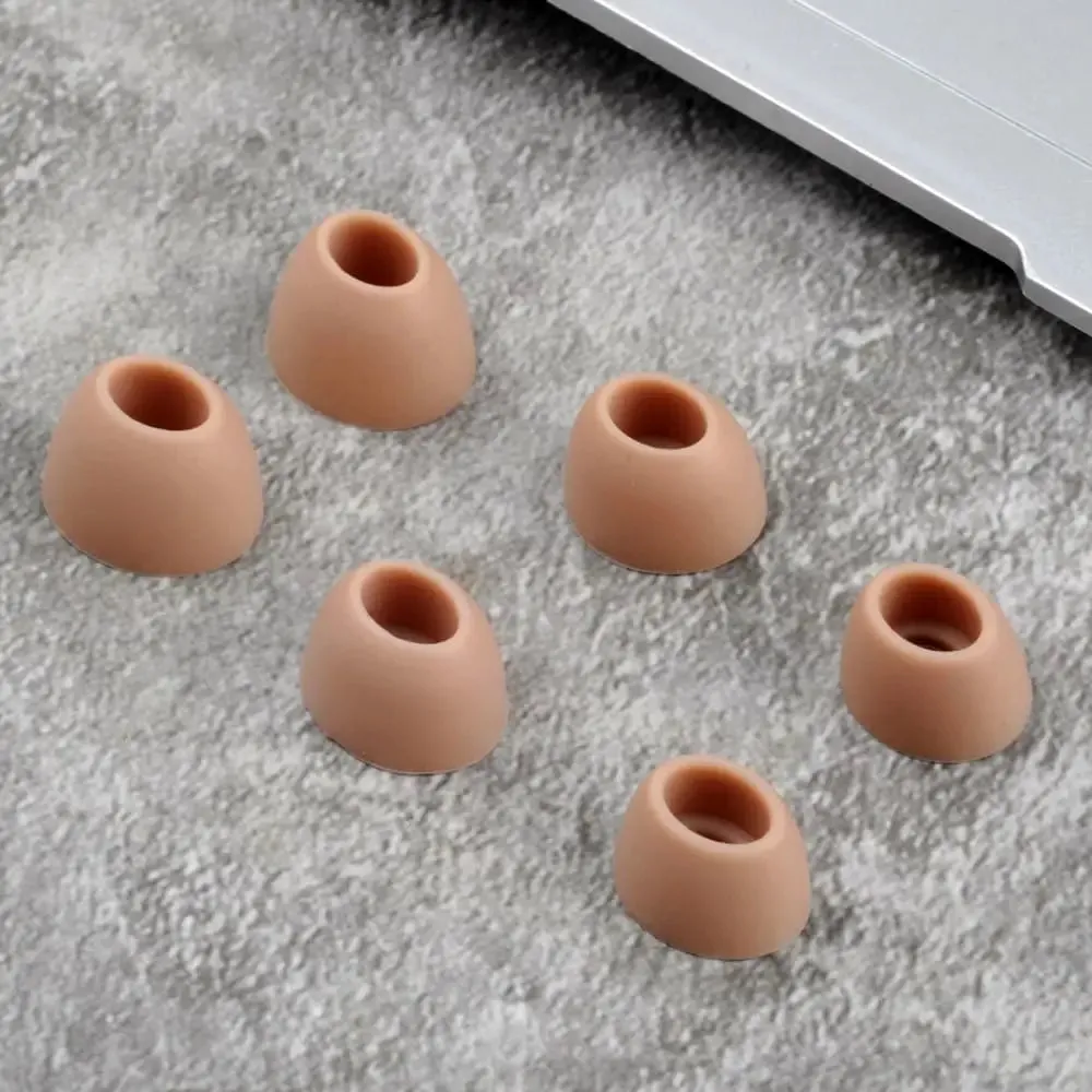 6pcs Oval Mouth Noise Cancelling Ear Tips for Xiaomi Huawei Cmq3 Headphones