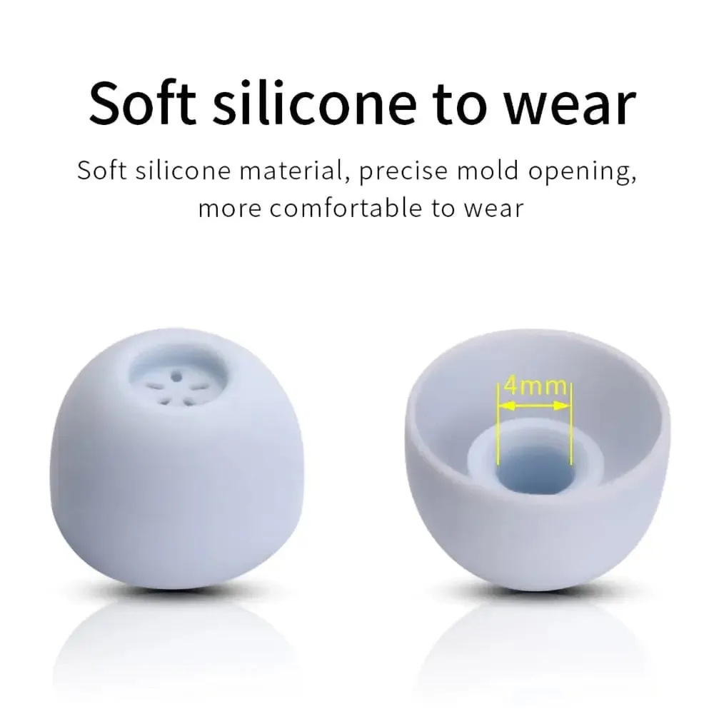 6pcs Screen Soft Earbuds Tips with Filter Screen for Redmi Buds4 Tws, Xiaomi Buds 4 Earphones