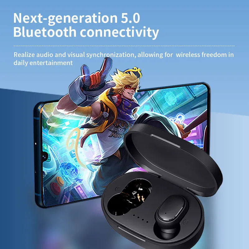 A6s Bluetooth Earphones Tws in Ear Bluetooth 5 0 Running Sports Stereo Buttons with Microphone Wireless Headphones