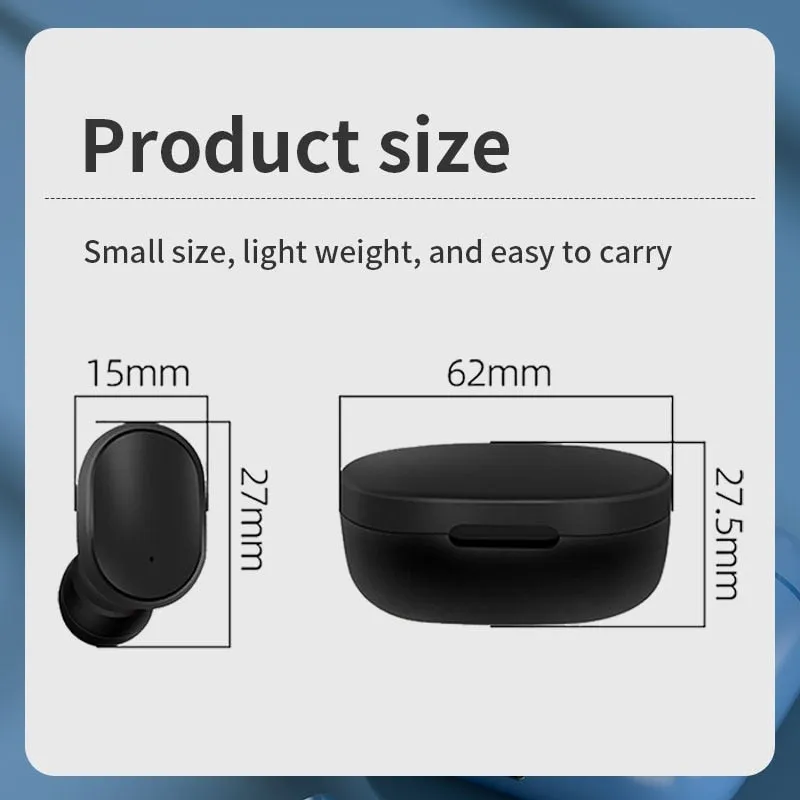 A6s Bluetooth Earphones Tws in Ear Bluetooth 5 0 Running Sports Stereo Buttons with Microphone Wireless Headphones