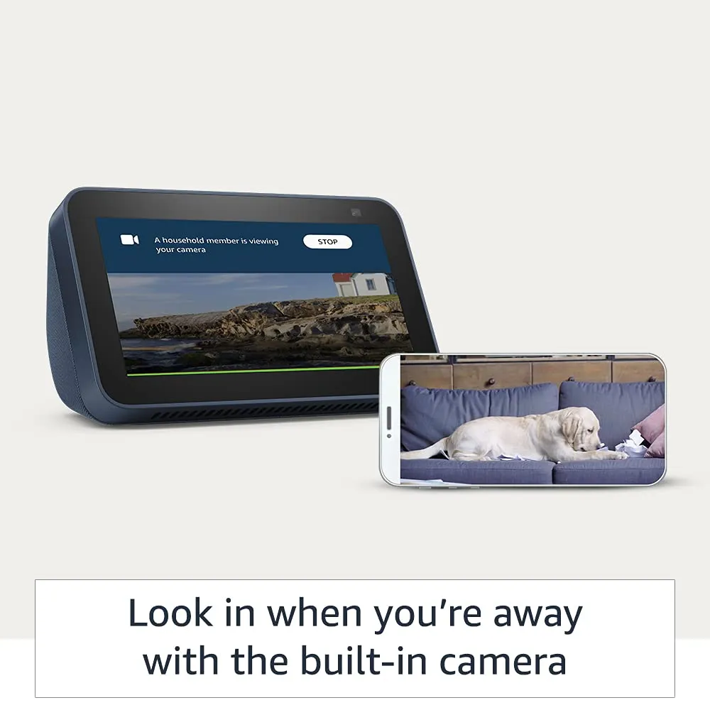 All new Echo Show 5 (2nd Gen) - Smart speaker with 5.5" screen, crisp sound and Alexa (Black)