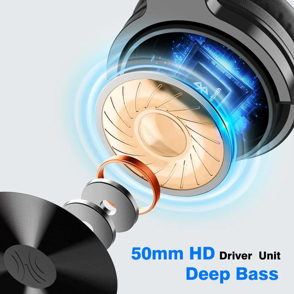 Bluetooth Headphones Over Ear Stereo Wired Wireless Headset Bluetooth