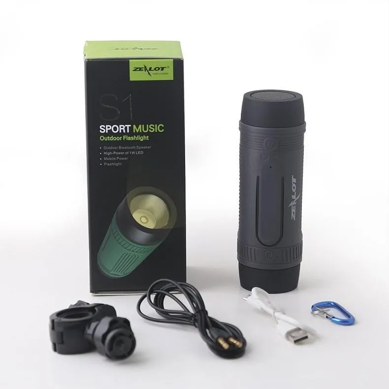 Bluetooth Outdoor Bicycle Portable Speaker with LED light