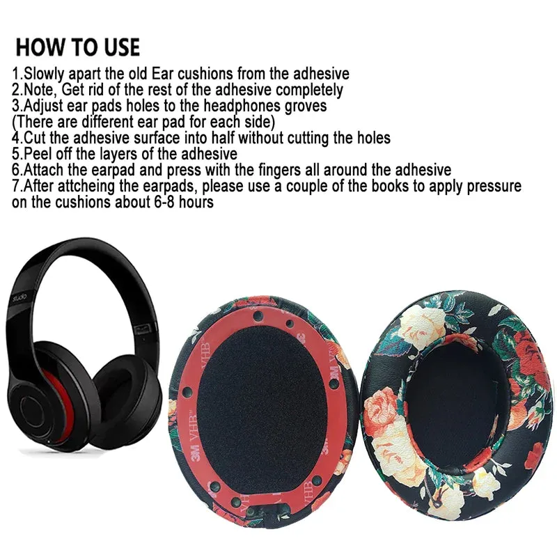 Ear Pads for Beats Studio 2 3 Headphones