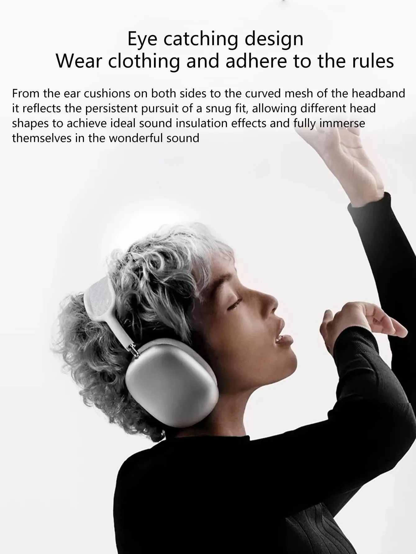 Headphone, ANC noise reduction.
