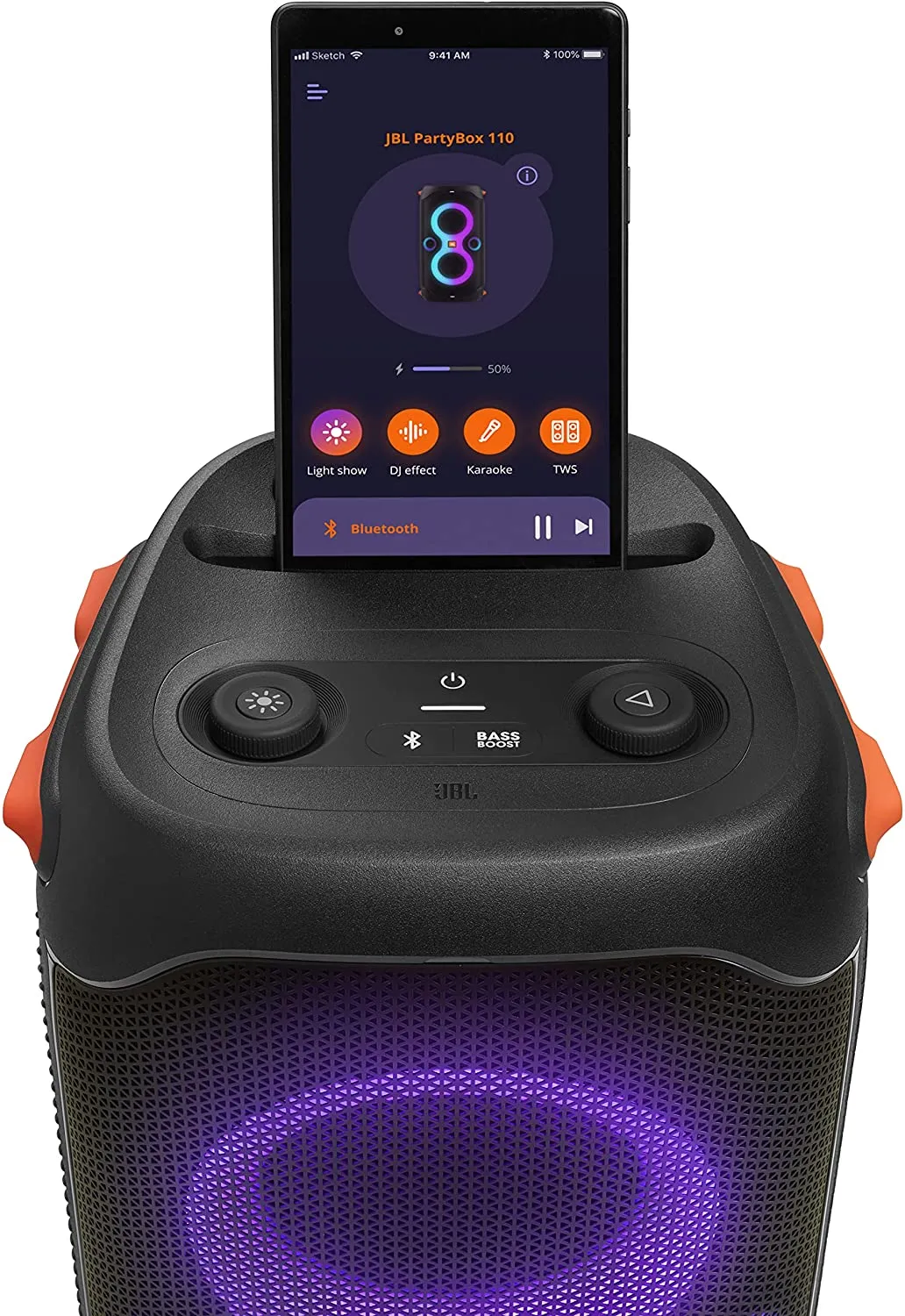JBL PartyBox 110 Portable Party Speaker
