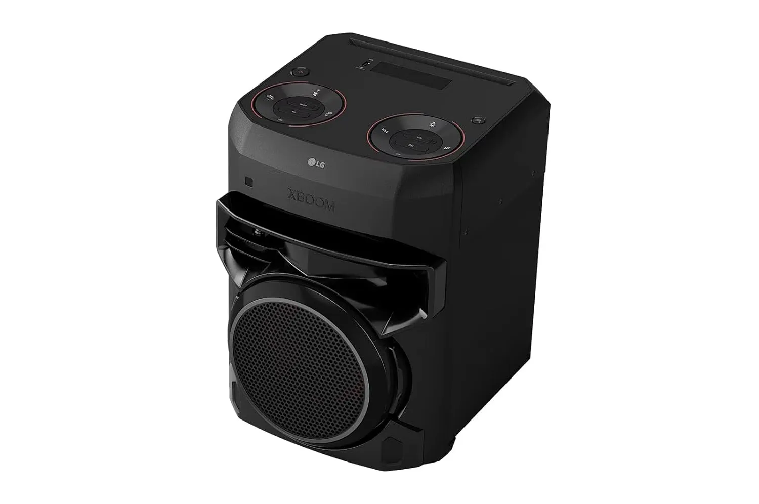 LG XBOOM XL2S 80W Wireless Bluetooth Party Speaker with Super Bass Boost, Dual Mic Karaoke, RGB Lights & FM Radio