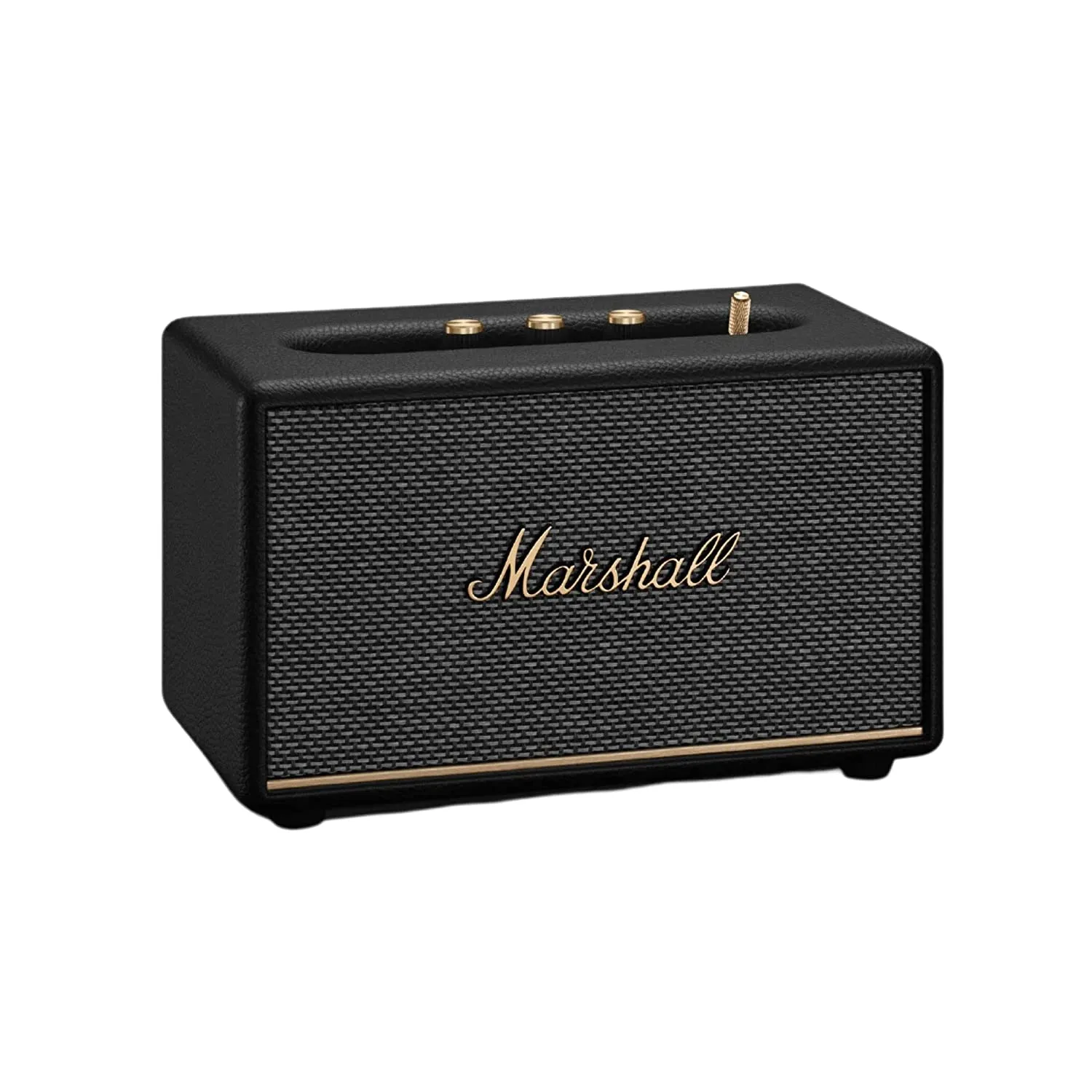 Marshall Acton III Bluetooth Speaker  Generation 3 with Wider Stereo Sound, Dynamic Loudness & Sustainable Design  Black