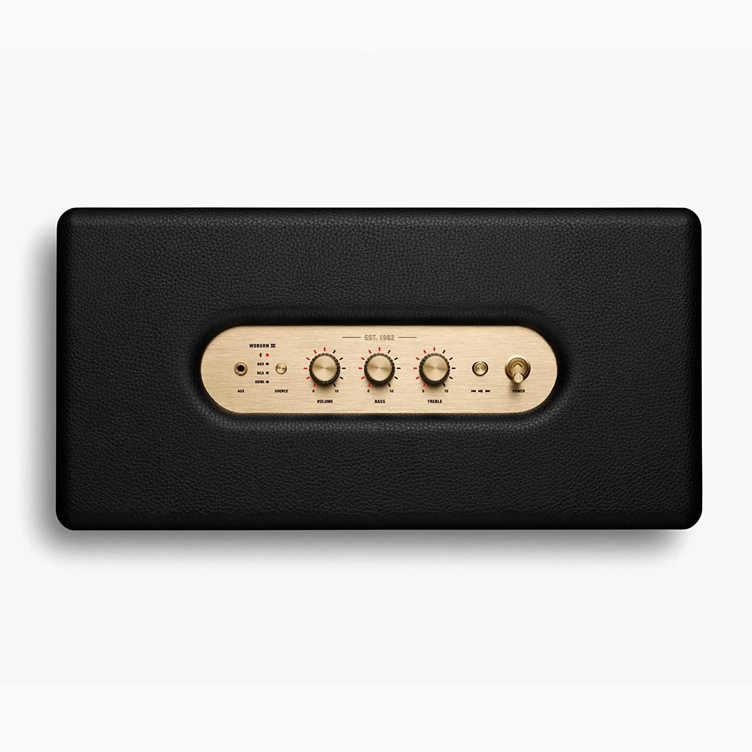 Marshall Woburn III Bluetooth Home Speaker (Black, 3-Way Driver, HDMI, AUX, USB)