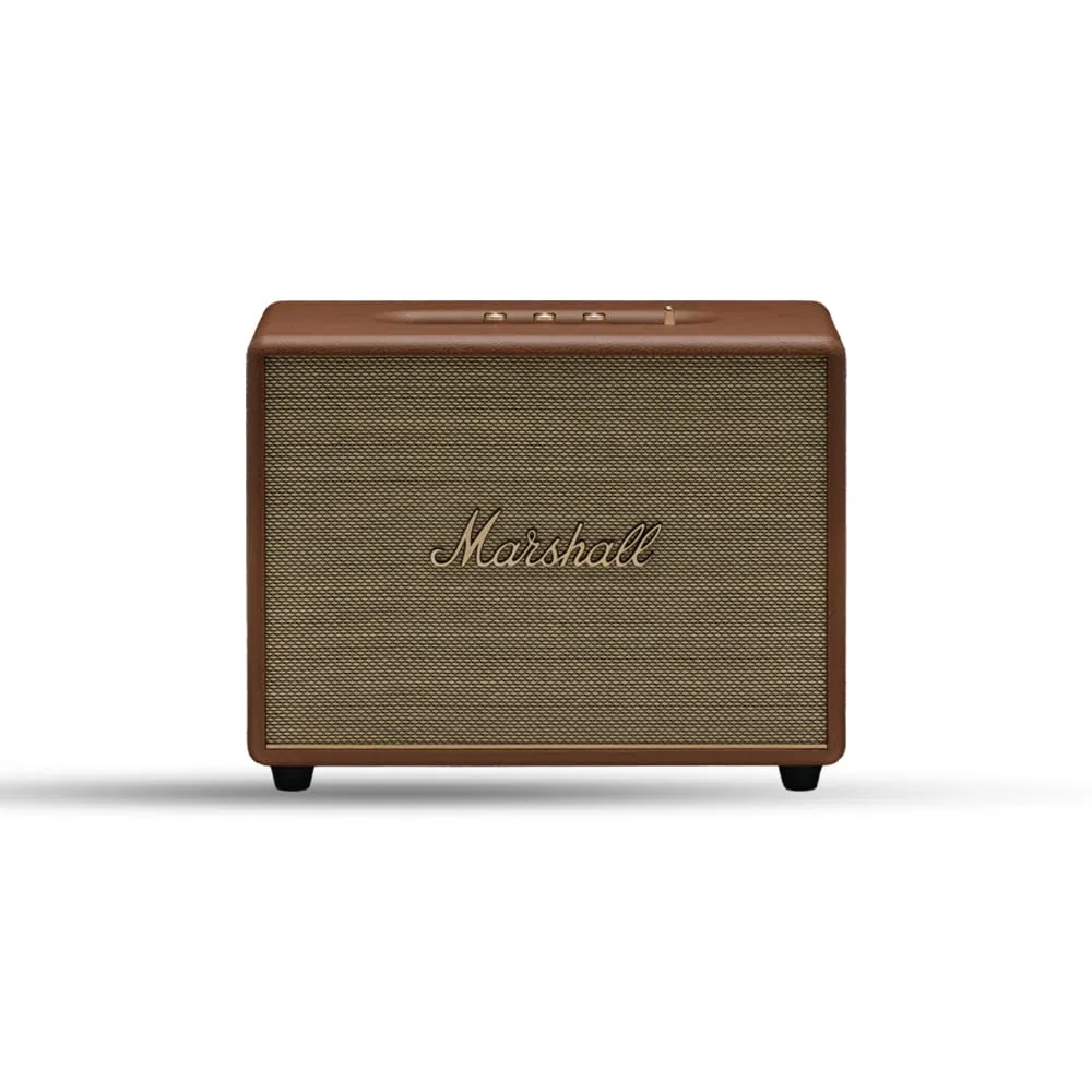 Marshall Woburn III Bluetooth Speaker (Brown, HDMI, AUX, RCA, Bluetooth 5.2, 3-Way Driver)