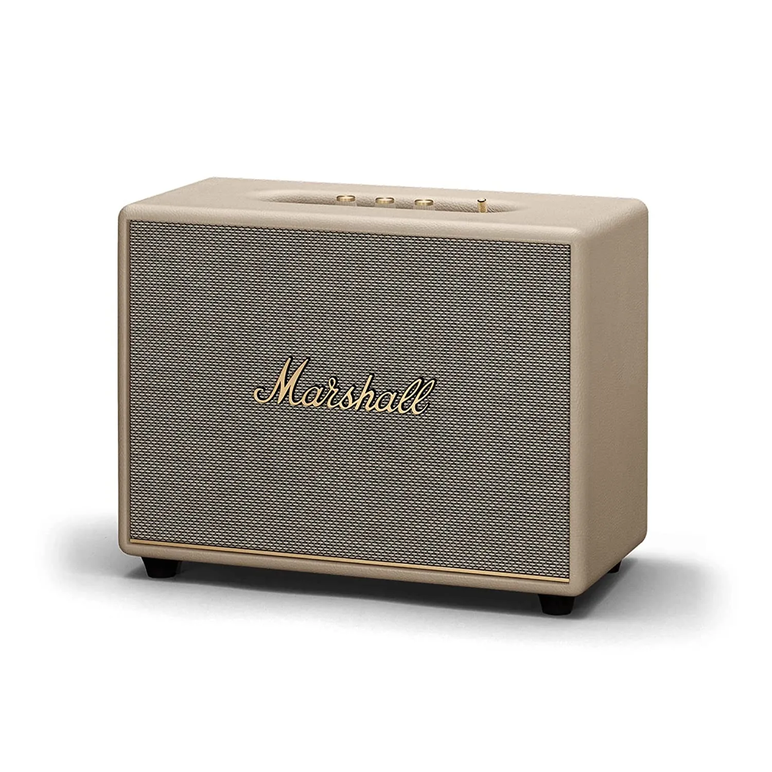 Marshall Woburn III Bluetooth Speaker (Cream, 3-Way Driver, HDMI, AUX, USB)