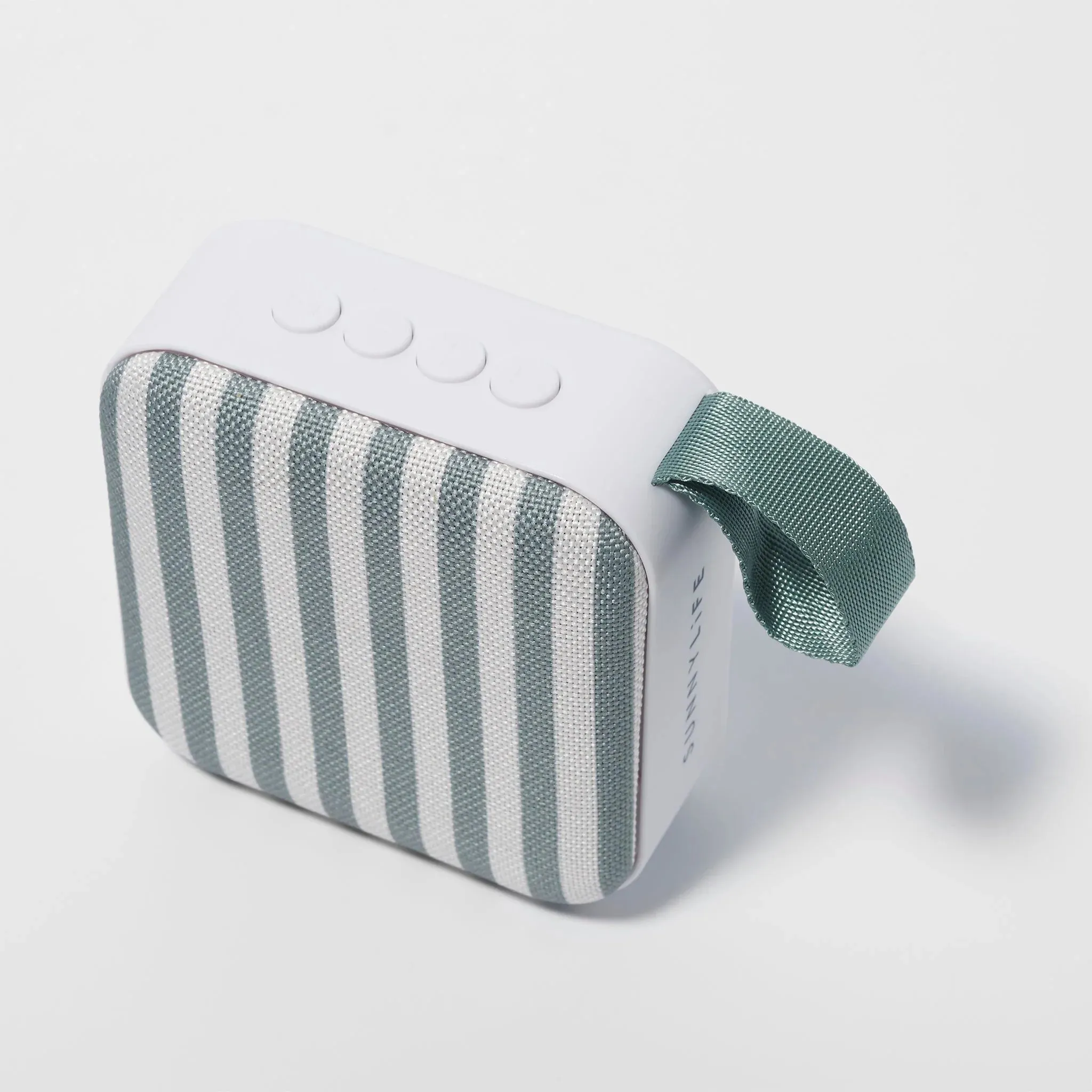 Portable Travel Speaker The Vacay Olive  Stripe