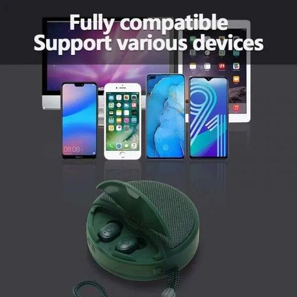 Wowster - 2-in-1 set of wireless headphones and stereo speaker
